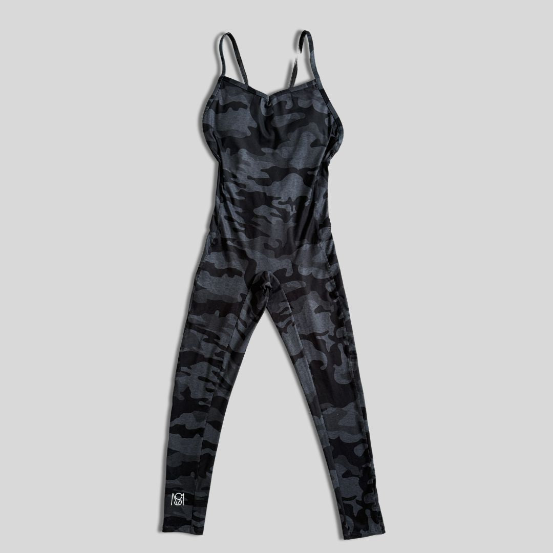 Camouflage Chic: Sleek and Sexy Gym Wear Set