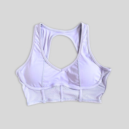 Conjunto de ioga feminino roxo 2 peças