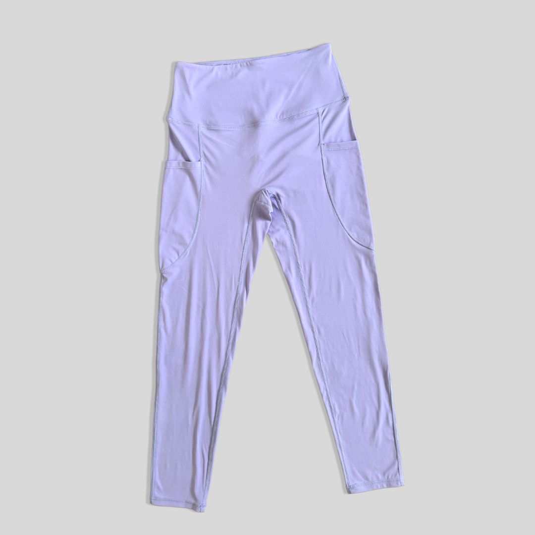 Conjunto de ioga feminino roxo 2 peças