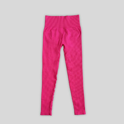 Conjunto de ioga feminino rosa 2 peças