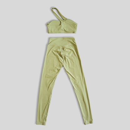 Olive Women Sexy Sport Yoga Set