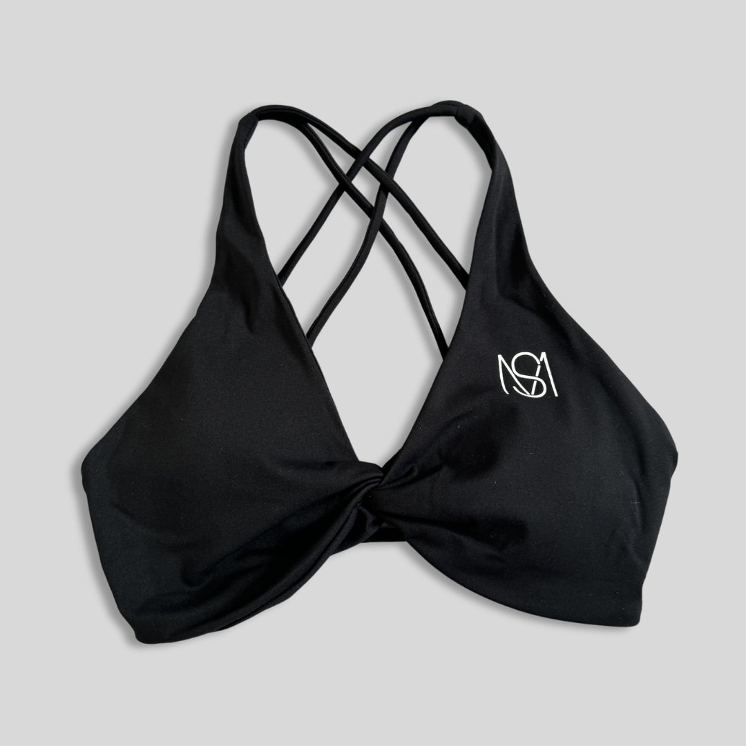 Cross Back Sports Bra & High-Waist Yoga Set